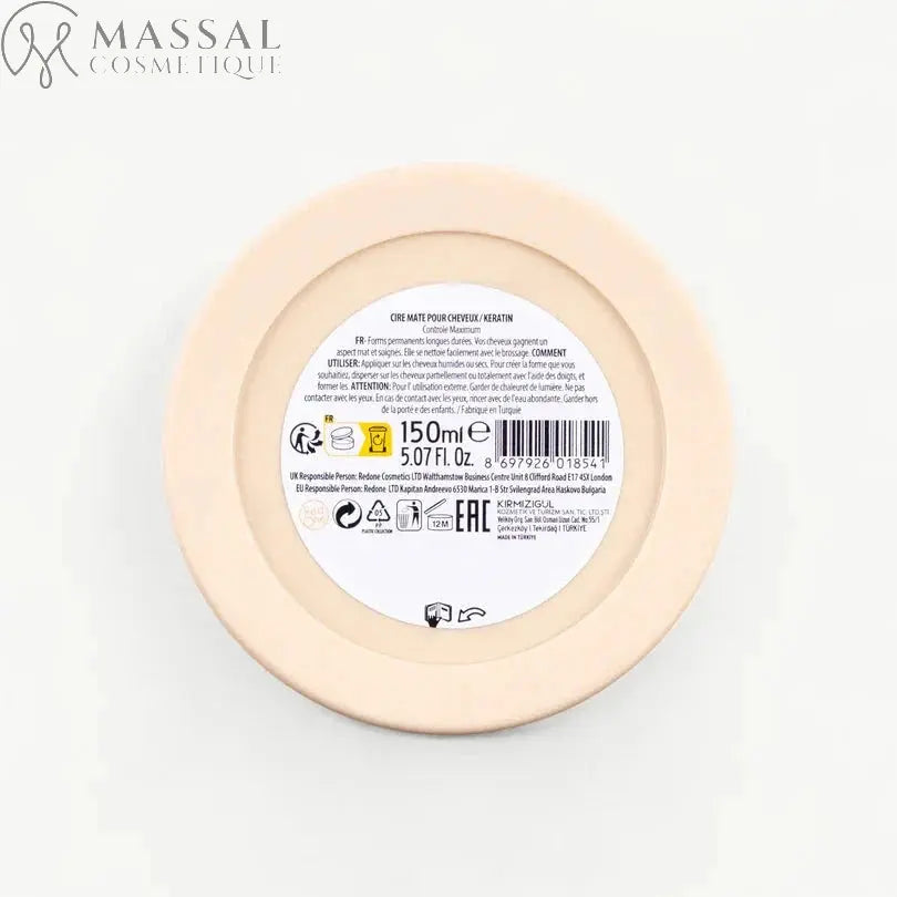 Cire Mate wax 150 ml - RED ONE existe en 2 versions Red One Massal Cosmétique