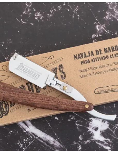 Beardburys - Couteaux artisanaux Master Double - Marron beardburys Massal Cosmétique