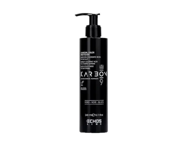ECHOSLINE - KARBON9 Masque Couleur Charbon Noir 240 ml Echosline Massal Cosmétique