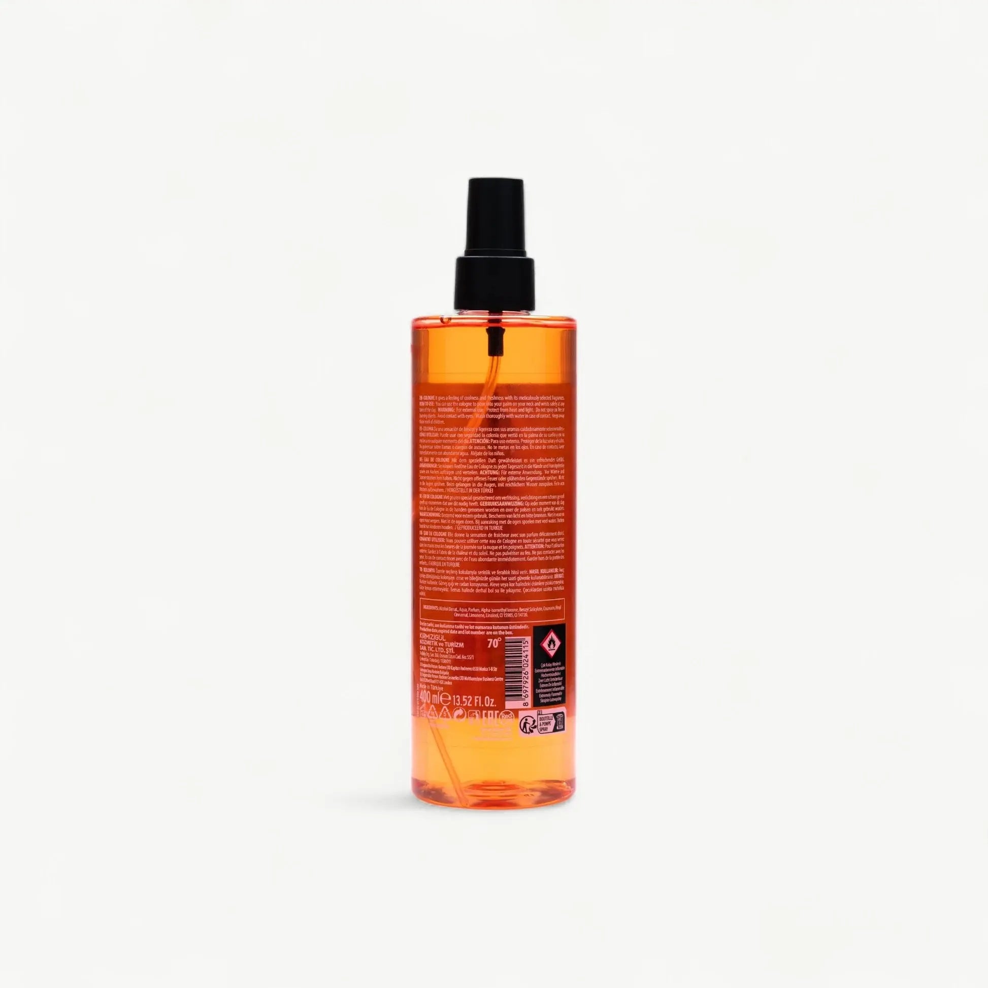Red one - Spray Barber Cologne Amber Red One Massal Cosmétique